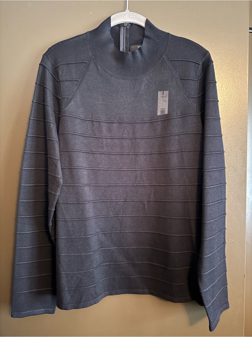 NWT Tahari Women’s Black Mock Turtleneck Sweater